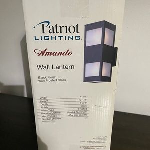 Patriot, lighting wall lantern, contemporary, modern